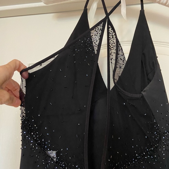 🌺Dave & Johnny by Laura Ryner, Long Black Gown 7/8)🌺 - Picture 5 of 16